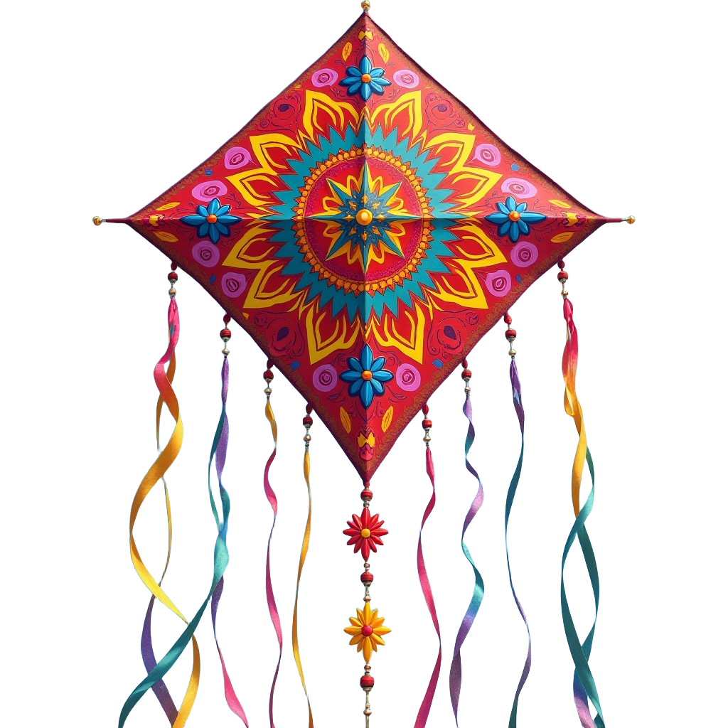 Colorful Mandala Kite